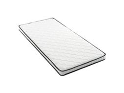 Colchão De Molas 90x200 Cm - H3 Firme, 12 Cm De Espessura, Ergonómico E Enrolado - Branco