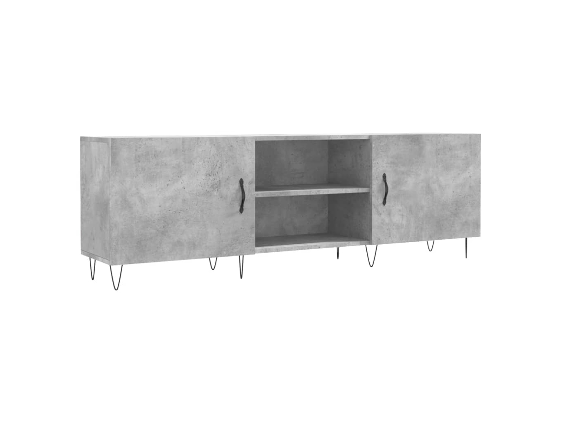 TV Móvel Derivado da Madeira Cinza Cimento MAISON EXCLUSIVE (150x30x50 cm)