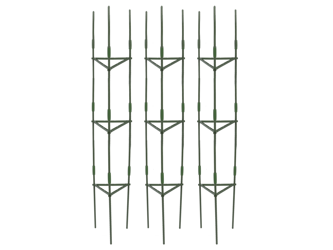 Cages De Tomate Triangulares Resistentes 160cm Jardim E Vasos