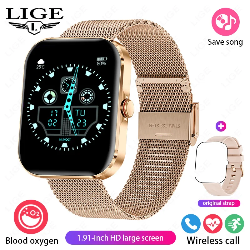 Smartwatch MDUG com lembretes, música e presente