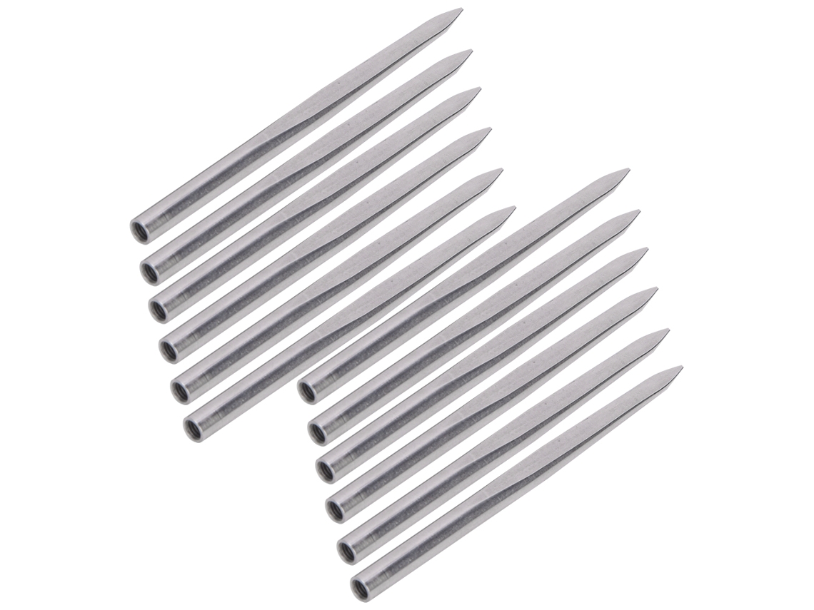 Agulhas de Aço Inox para Pulseiras de Paracord 12un