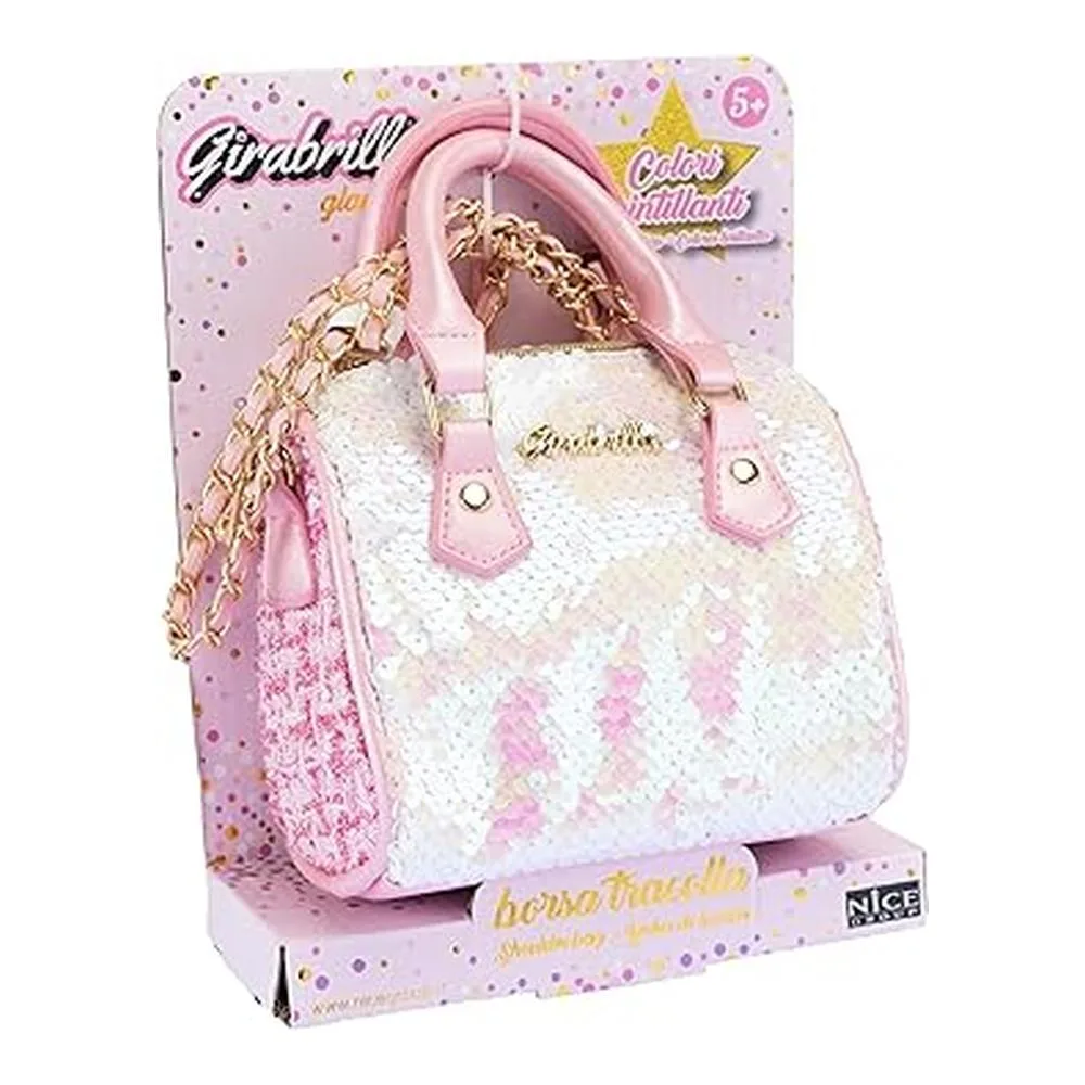 Girabrilla Baúl Bag Bolsa Tweed Con Forma De Baúl 19066 Nicep25