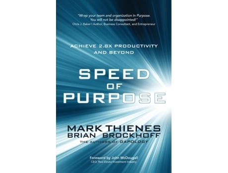 Livro Speed Of Purpose De Brian Brockhoff (inglês)