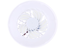 Ventilador De Teto Com Lâmpada Led E27 12w, 220v Ac, Para Casa,