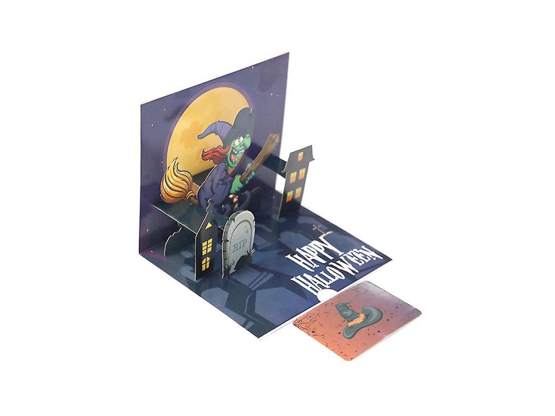 1pcs Cartão De Halloween Para Decorações De Halloween Allinless