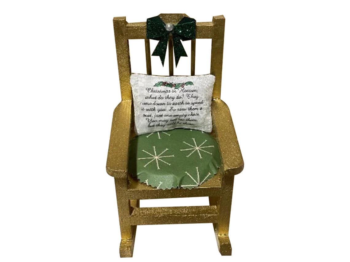 Laxiscreed Ornamentos De Cadeira Personalizados Para Natal E Decoração De Árvore De Natal