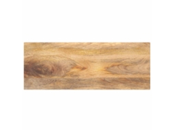 Vidaxl Tampo De Mesa Retangular 90x20x3,8 Cm Mangueira Maciça