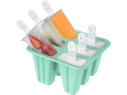 2026 molde de Sorvetes de Silicona de Grau Alimentar, Produz Paletas Sem Bpa com Palitos e Anti gotejamento