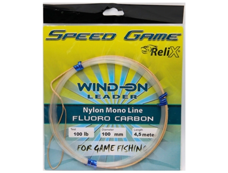 Relix Wind On Leader Fluorocarbon Transparente 1.000 mm