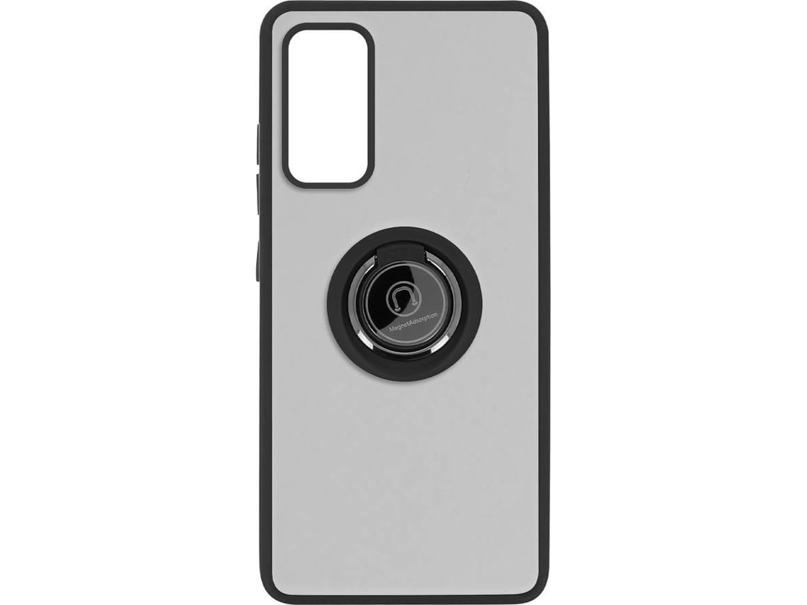 Capa E Suporte Samsung Galaxy S20 Fe Ushion Anel Metálico Função Suporte Preto