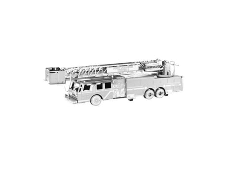 Jogo De Construção Metal Earth Caminhão De Bombeiros Metal Vermelho Criança