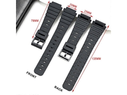 Pulseira De Substituição Preta Para Relógios Eletrônicos Casio G Shock Olysi Shop
