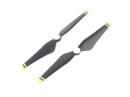 2 pares de hélices autoajustáveis para drone quadricóptero DJI Phantom 3 (borda amarela)