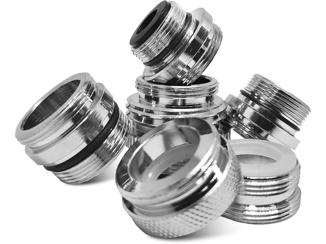 Adaptador De Torneira, Conjunto 6 Adaptadores Latão Para Torneiras,