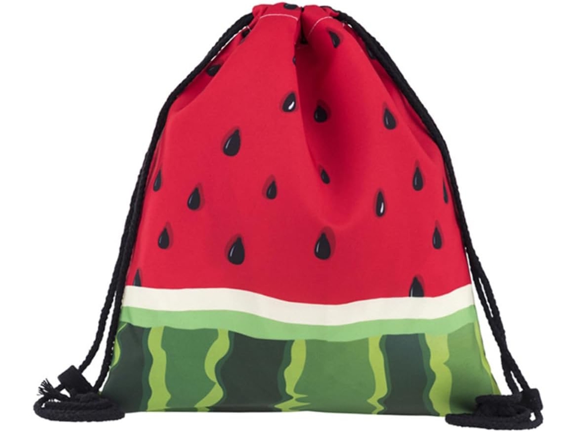 Com Cordão E Estampa De Melancia, Bolsa Organizadora Para Meninas E Mulheres, Prática Para Viagens. Gokoco