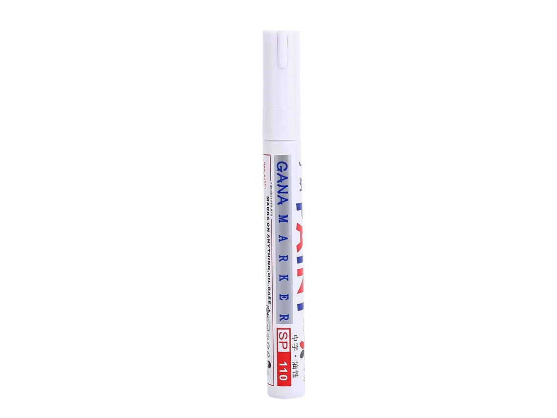 Laxiscreed Caneta Permanente Impermeável Para Marcação Em Borracha E Pneus De Automóveis