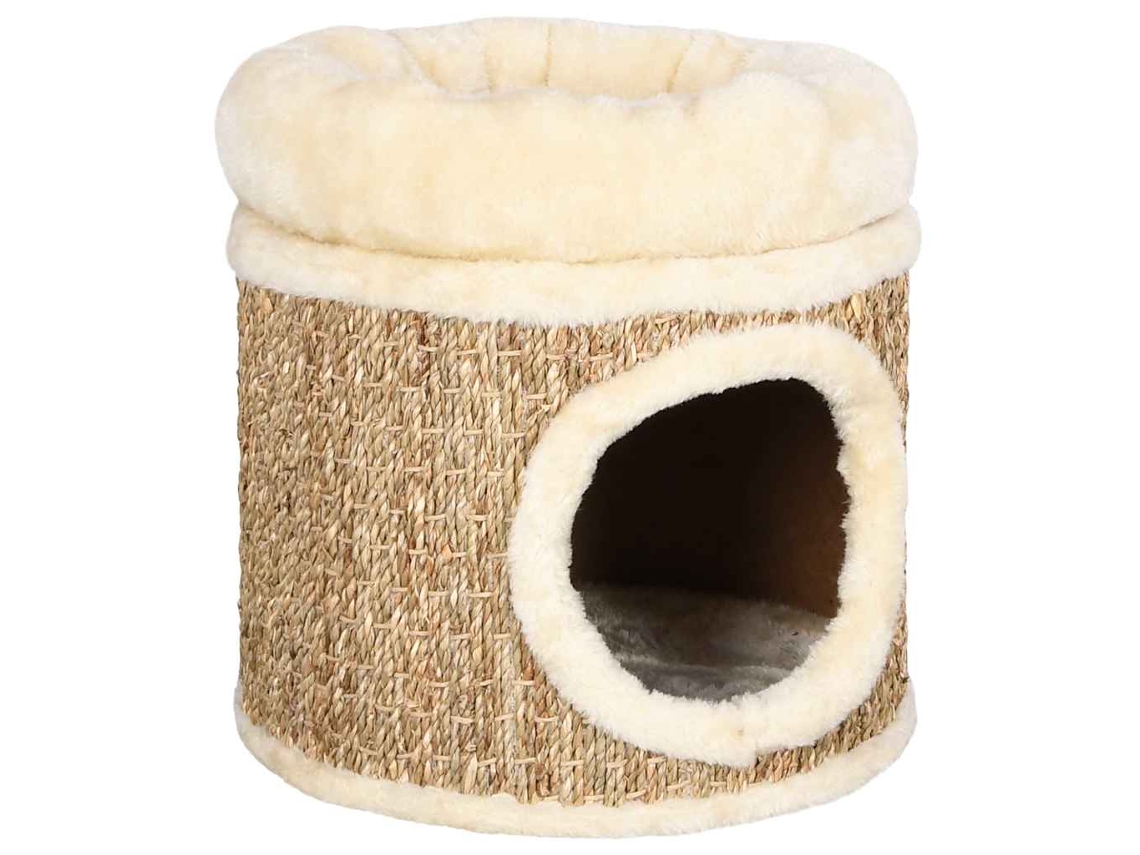 Vidaxl Ninho C/ Almofadão Luxuoso 33 Cm Ervas Marinhas