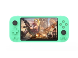 Console Portátil 5 Polegadas 8gb Ram 2500 Jogos Gratuitos (verde)