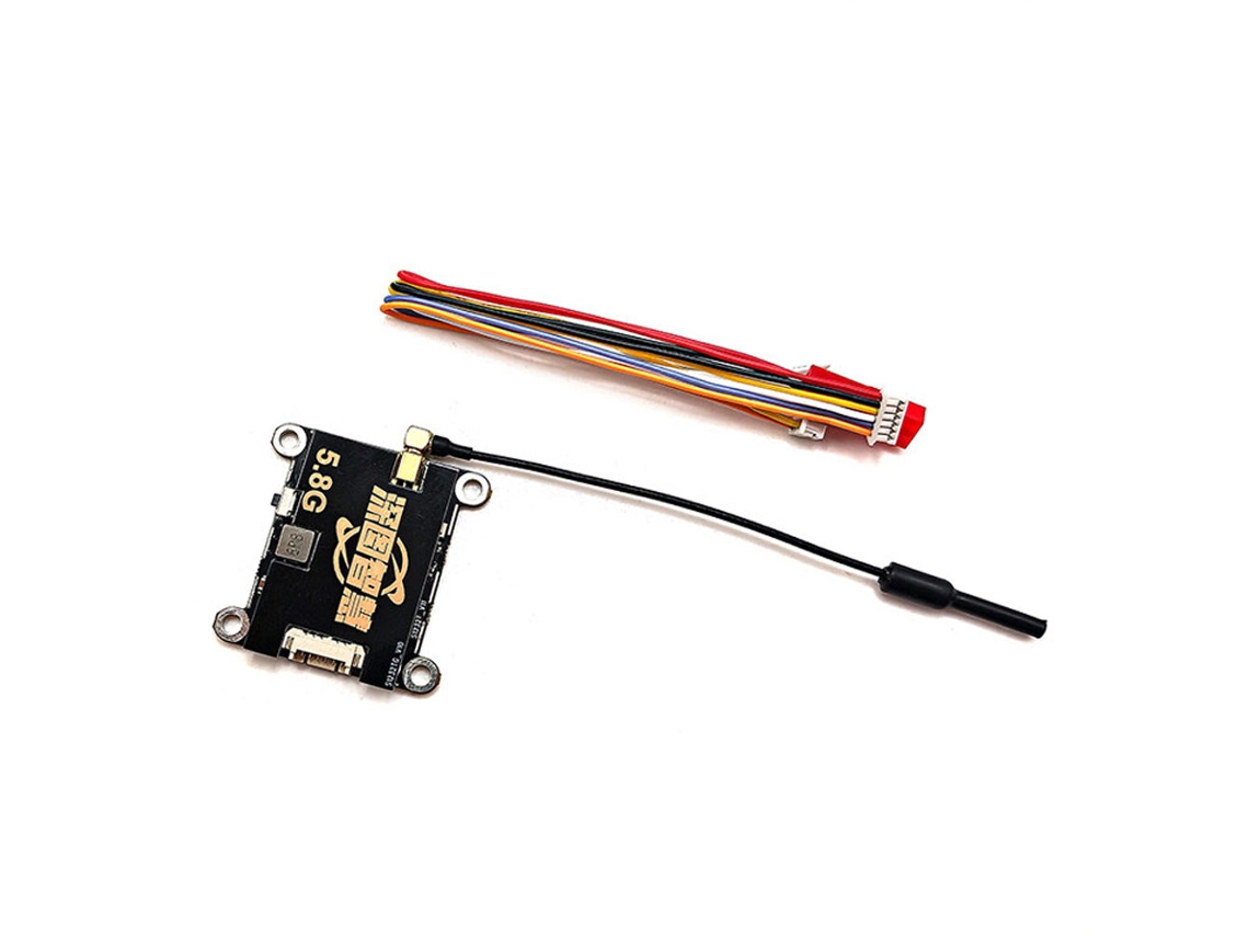 Transmissor Fpv Slonwake S1232t 5.8ghz 48ch Potência Ajustável 200mw 500mw 1w 2w 7 32v Vtx Baixa Latência Aeromodelos Drones Fpv Asa Fixa MDUG