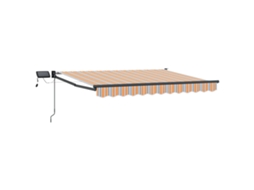 Conjunto 1 Sombra De Sol Externa Vidaxl Azul Poliéster (3 X 2,5 M)