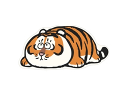 Tapete Suave de Tigre Desenho Animado 40x60cm | S/MARCA