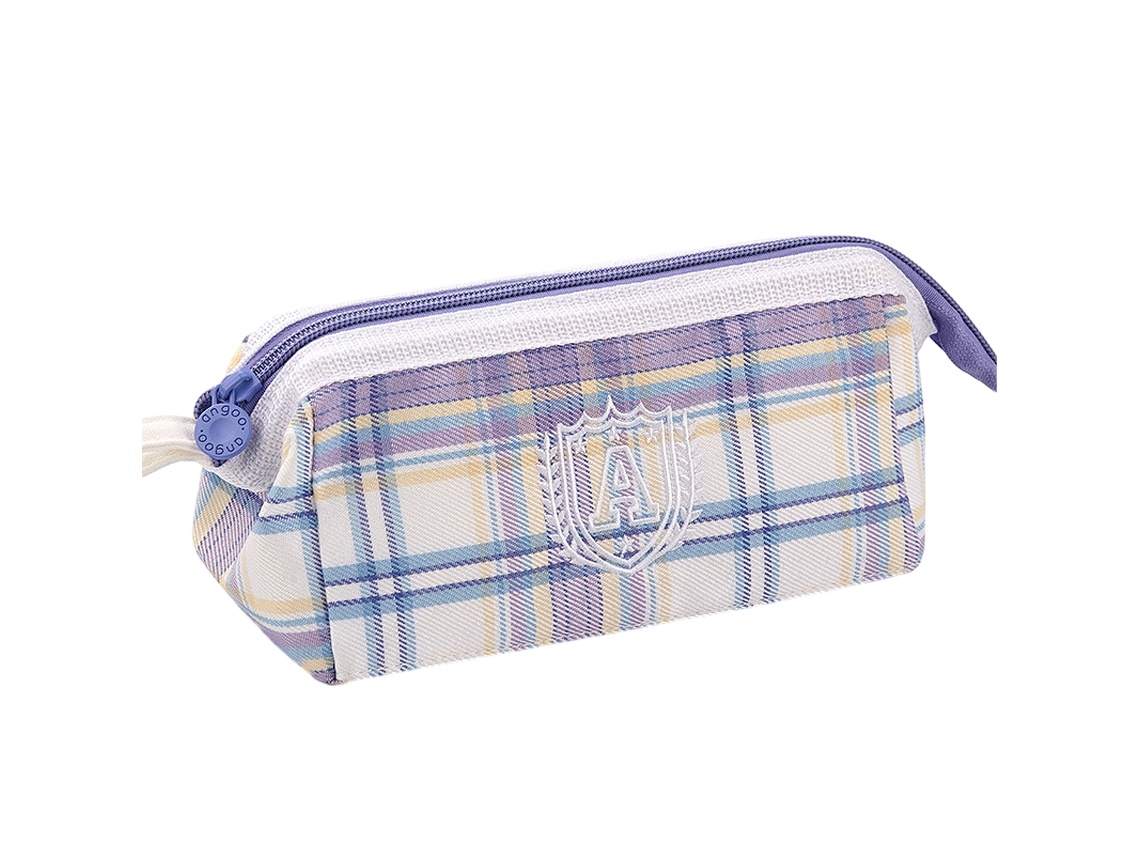 Estojo Portátil Para Lápis Bolsa De Maquilhagem Com Alça, Bolsa Resistente Para Canetas Para Rapariga Rapaz Adolescente Escola