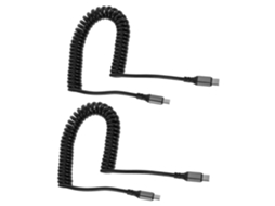 Cabo Usb Tipo C De 2 Peças, Carregamento Super-rápido Para Carro,