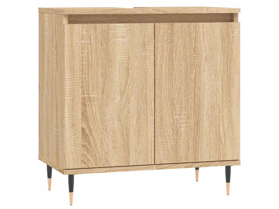 Armário Casa de Banho em Derivados de Madeira Carvalho Sonoma MAISON EXCLUSIVE (58x33x60 cm)