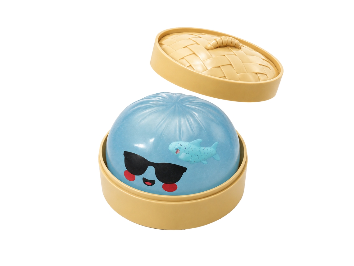 Laxiscreed Brinquedo Anti-stress Tubarão Oculos para Presentes de Natal e Halloween
