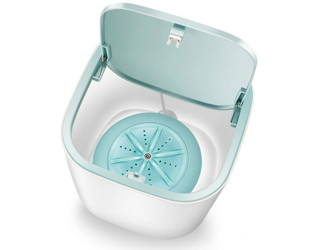 Mini Máquina de Lavar Roupa Azul BRILVIBERA