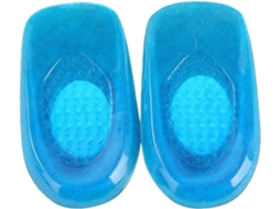 Almofadas De Amortecimento Para Calcanhar Em Gel Tpe Azul, 1par