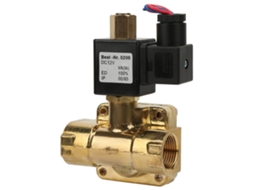 Válvula Solenoide De Água E Ar Brass Laxiscreed Normalmente Aberta Para Aplicações Industriais