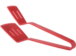 Pinça De Aço Inoxidável Com Revestimento Silicone Para Churrasco, Com Pontas Resistentes A Riscos E Cabo Antiderrapante