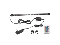 Luz LED Submersível para Aquário com Controle Remoto, Alto Brilho, Múltiplos Modos, 38cm, US Plug | MARCA