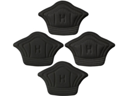 Protetores De Calcanhar Vaguelly Para Tênis Esportivos, 2 Pares, Autoadesivos, Pretos, Leves, De Esponja E Com Design