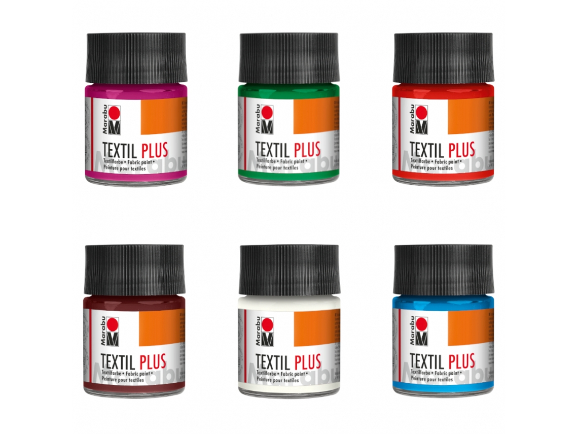 Tinta Têxtil MARABU Plus Marabu 50Ml Black 073