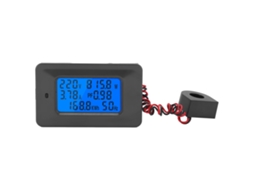Monitor Elétrico Multifuncional Digital Medidor De Corrente Tensão Potência Energia 110‑250v