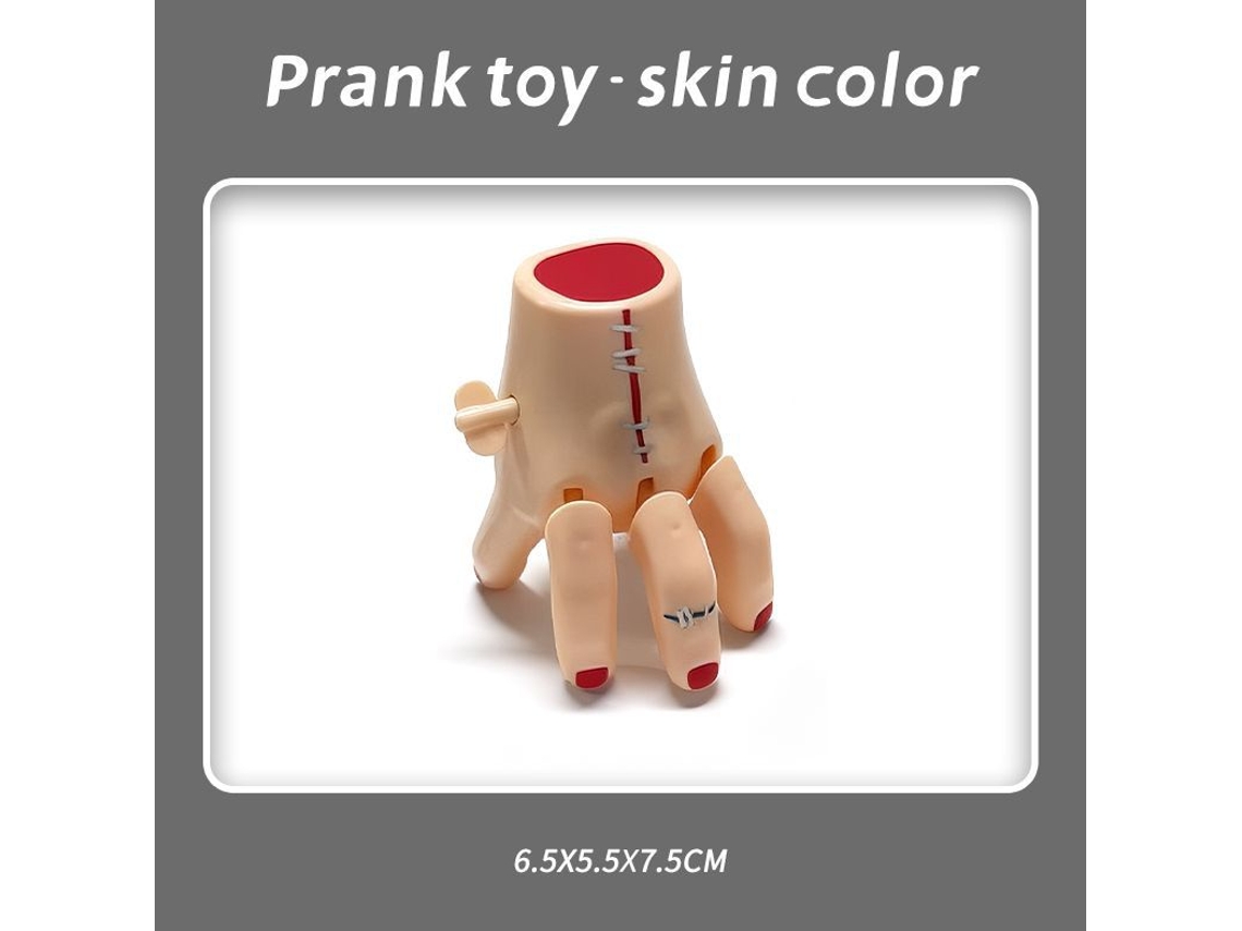 Lurelia Brinquedo Assustador Halloween Ponteiro Fantasma Mecânico Cor Carne Saco Opp Inglês