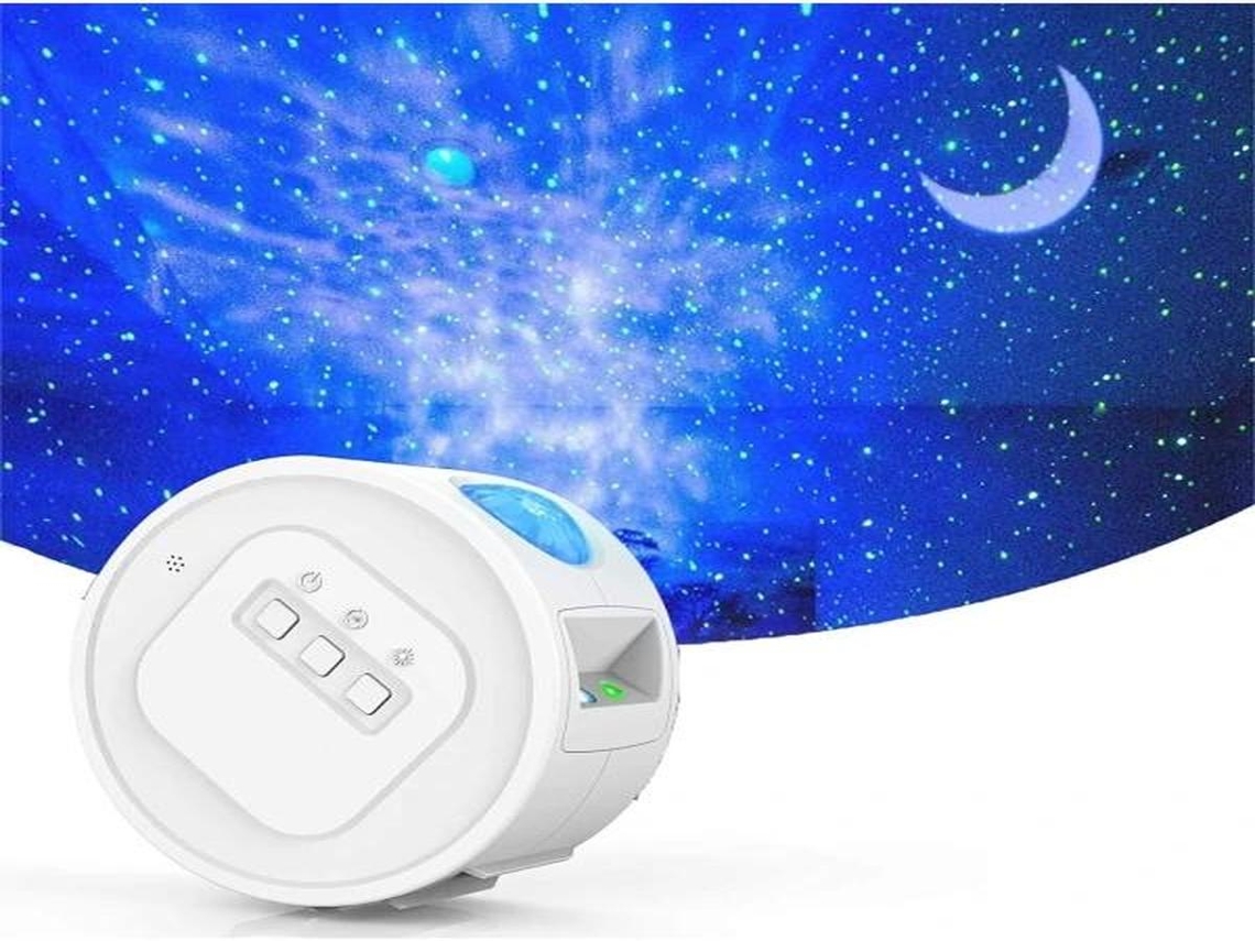 Lurelia Projetor Galáxia Com Bluetooth Coluna, Usb, Rgb, Led, Céu Estrelado, Som Integrado