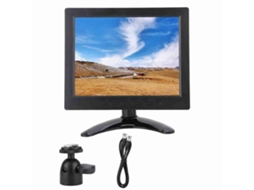 Tela Suave Ips De 8 Polegadas 1024x768 Display De Vídeo Hd Hdmi Vga Pequeno