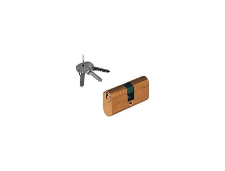 Cilindro Oval Yale para Fechaduras Yn0901007000 Cor Latão 3 Chaves e Parafusos de Fixação
