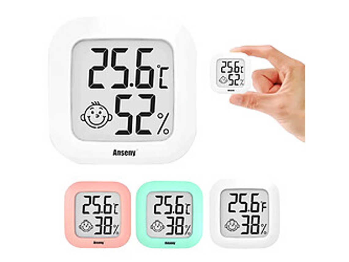 Mini Termômetro Digital Lcd Para Ambientes Internos Oem