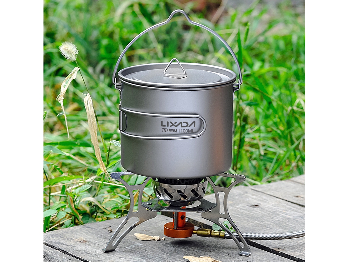 Copo de Titânio Ultraleve 750ml Camping Lixada