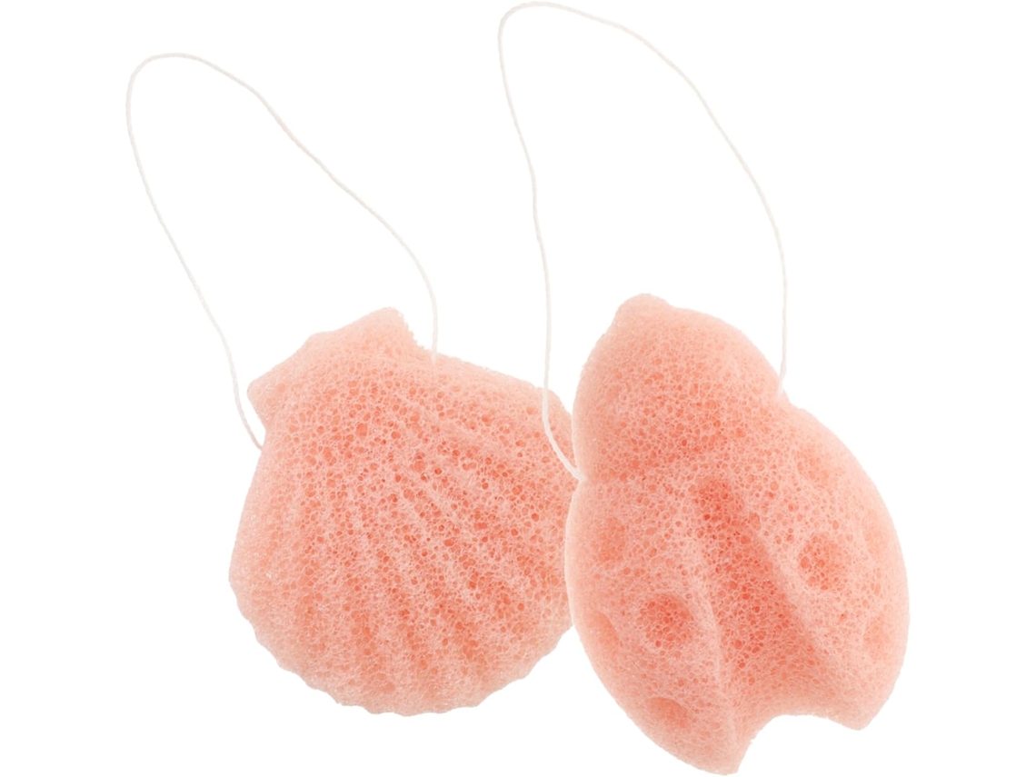 Conjunto De 2 Esponjas De Limpeza Facial, Esfoliantes E Removedoras De Maquiagem. Gokoco