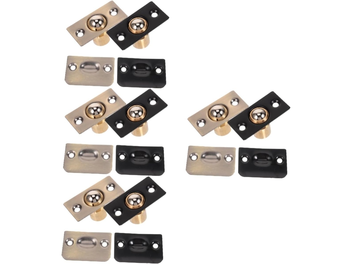 Tehaux Conjunto De 8-fechos Esfera Em Aço Inoxidável Portas Armários E Guarda Roupas