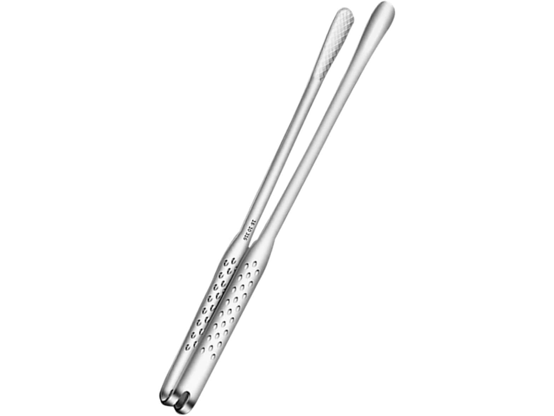 Pinça Multifuncional Zerodeko Em Aço Inoxidável Para Churrasco, Cozinha, Sobremesas E Açúcar Reutilizável Fácil De Usar