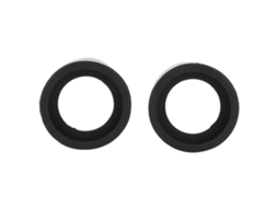 2 Peças Capa De Ocular De Borracha Com 36mm De Diâmetro Para Microscópio Estéreo (ângulo Plano)