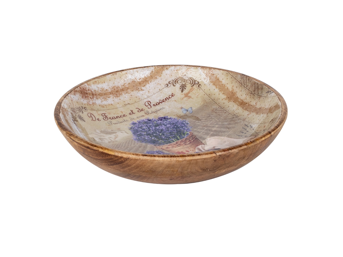 Prato redondo lavanda Caixas e Bandejas de Cozinha Lilás 7x30x30 cm BY SIGRIS