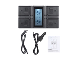4 Channel Digital Camera Battery Charger Lcd Display Replacement For D500 D610 D7000 D750 D800 D810 D7200 LAXISCREED