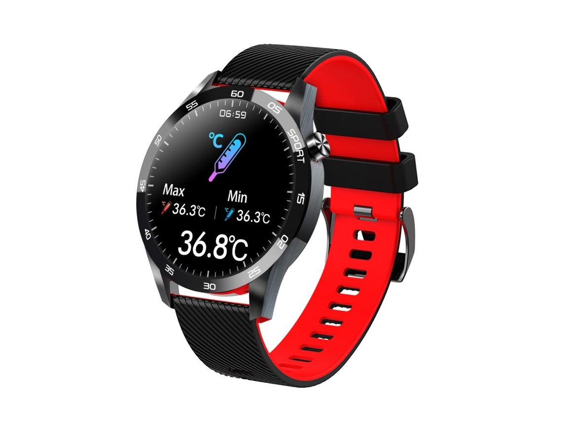 Pulseira de atividade F22L com monitor de frequência cardíaca, pressão arterial, sono e resistência à água | S/MARCA